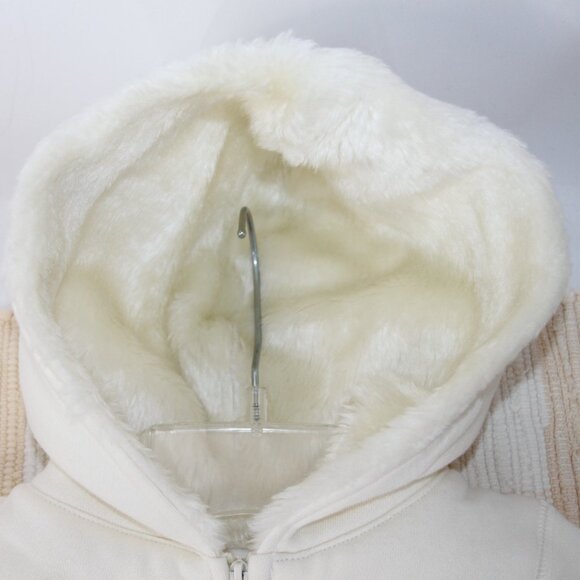 WONDER KIDS PRINCESS FULL ZIP UP HOODED SWEATSHIRT SZ 24 MONTHS CREAM PINK PURPL - Picture 12 of 16